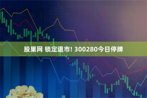 股巢网 锁定退市! 300280今日停牌