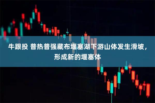 牛跟投 普热普强藏布堰塞湖下游山体发生滑坡，形成新的堰塞体